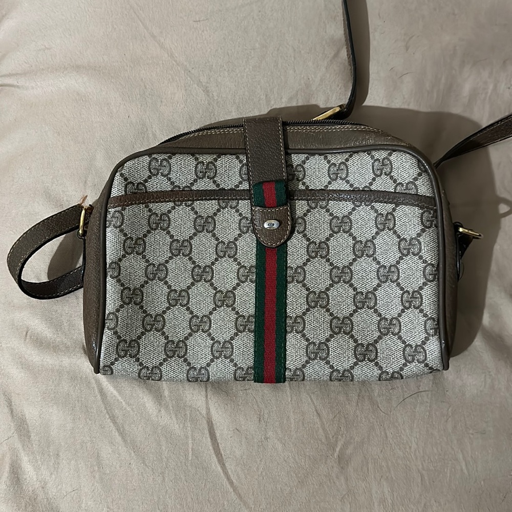 Gucci vintage GG canvas bag - Picture 1 of 12